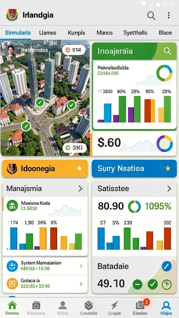idpking - Antarmuka yang sederhana dan ramah pengguna.