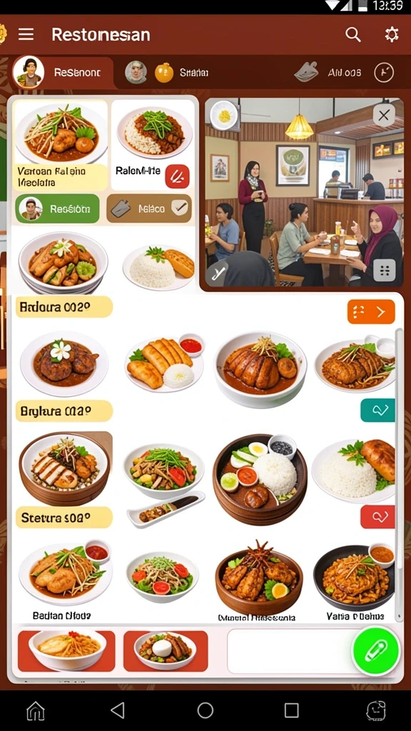 rajalangit77 - Antarmuka pengguna yang intuitif dan mudah dipahami.